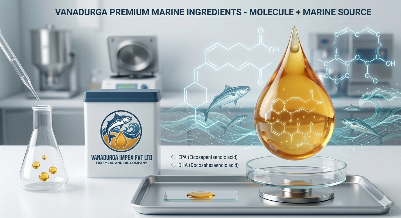 Nutrient-Rich Fish Oil — Vanadurga Impex